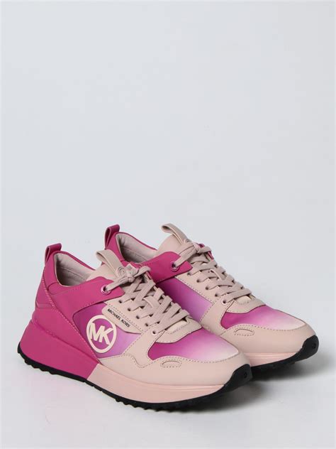 michael kors piers metallic sneakers|Michael Kors pink sneakers women.